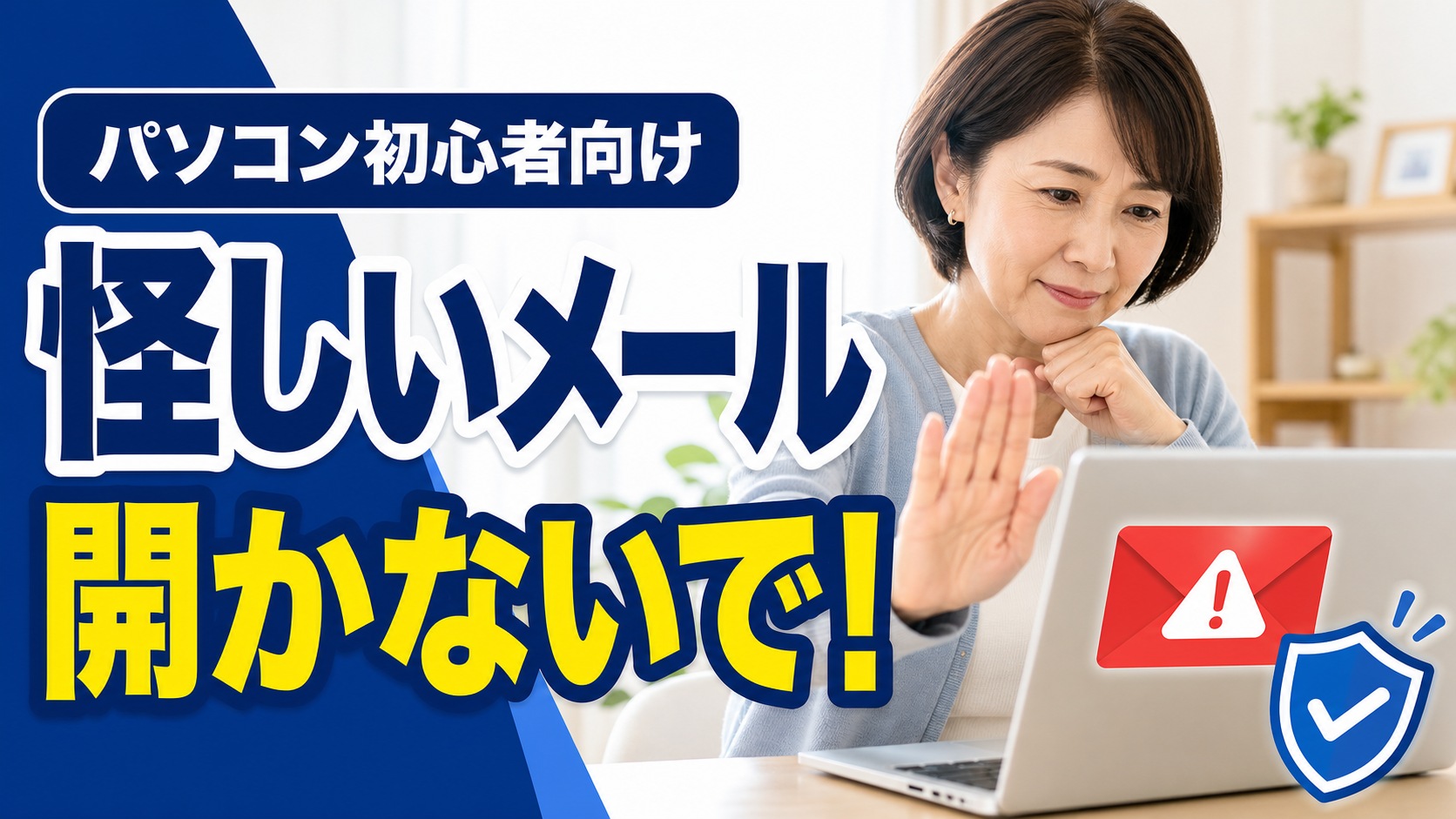 怪しいメールを開かないための4つの確認ポイントを紹介するSCROOM NEWSサムネイル